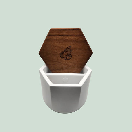 BRNT designs | Malua, Large Stash Box BRNT Designs White