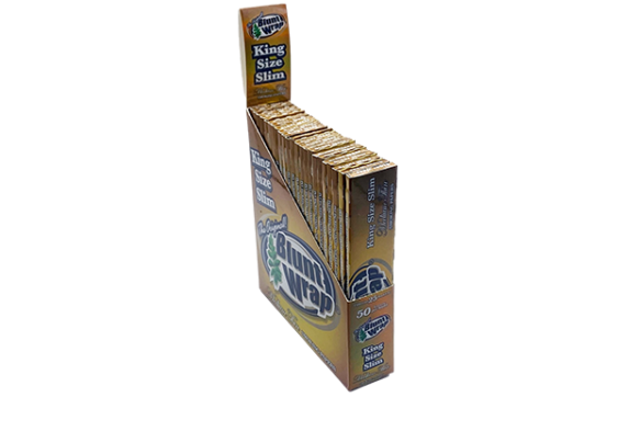 Blunts Wrap | Medium Thin Gold Rolling Paper 1 - 1/4" Size NIBO Distribution King Size