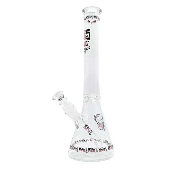 Mafia Glass | Character-Themed Beaker Bongs – Mafia Glass Collection Glass Bong Small Biz Distributors Pink