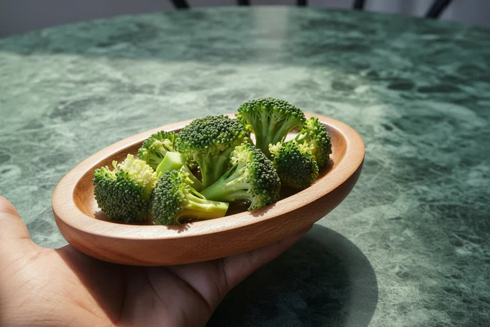 TBBC | Natural Hardwood oval Rolling Tray Tray THEBOOMBOXCLUB Canada