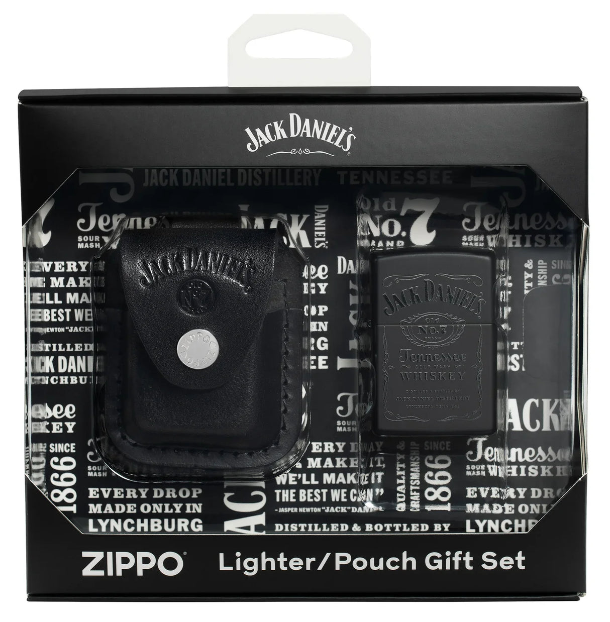 Zippo 48460 Jack Daniel's® Lighter and Pouch Gift Set Case · Pouch · Clip ONE