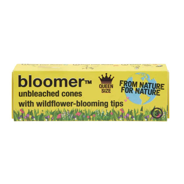 bloomer™ | queen size paper cones - unbleached box of 20 Pre-rolled Cone (Display Pack) bloomer