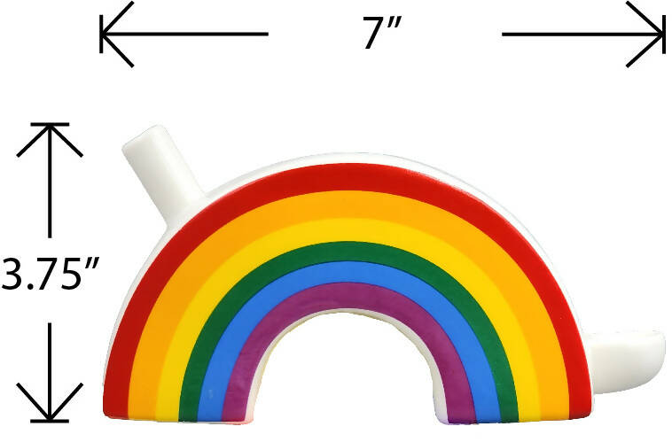 Rainbow pipe Ceramic Pipe Roast and Toast Gifts