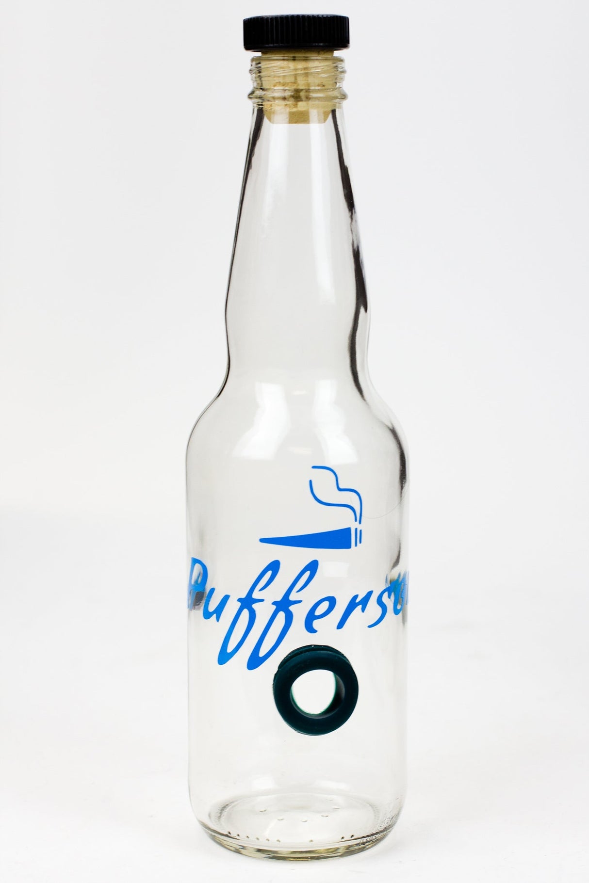 Pufferson Toke Bottle Glass Bong Pufferson Blue