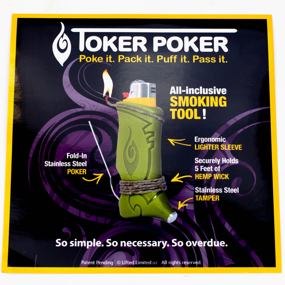 Canadian Lumber - TOKER POKER Display of 25 Accessory Canadian Lumber