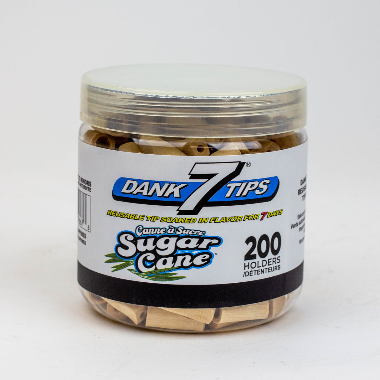 Dank 7 Flavoured Wooden Reusable Tips holders 200 Filter Tip ONE Sugar Cane