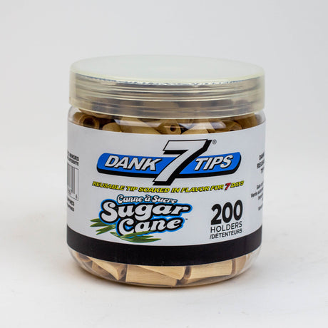 Dank 7 Flavoured Wooden Reusable Tips holders 200 Filter Tip ONE Sugar Cane