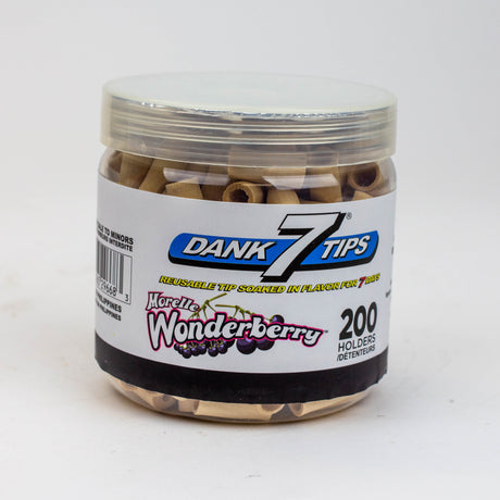 Dank 7 Flavoured Wooden Reusable Tips holders 200 Filter Tip ONE Wonderberry