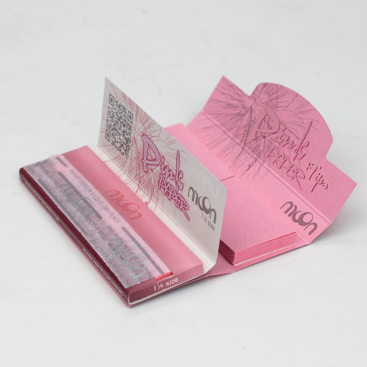 MOON - COLOR PINK PAPER 1 - 1/4" Size Coast 2 Coast