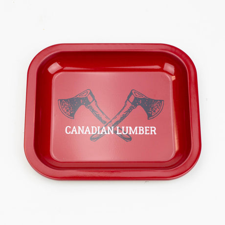 Canadian Lumber - LIL’ RED ROLLING TRAY | SMALL Tray Canadian Lumber