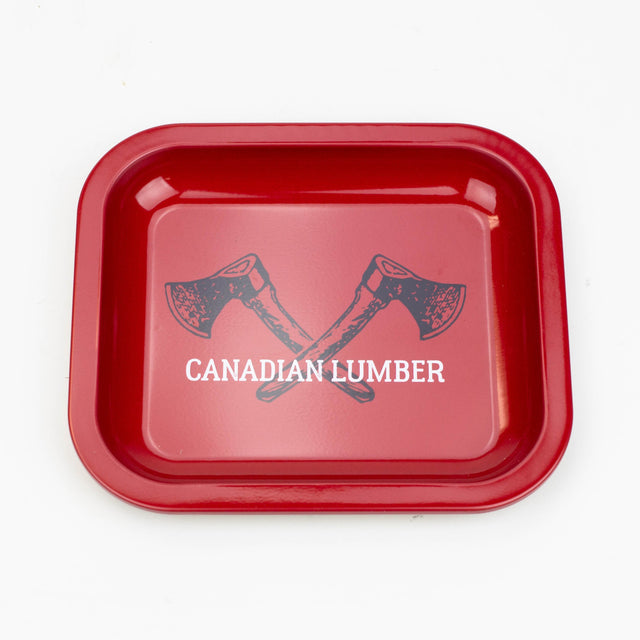 Canadian Lumber - LIL’ RED ROLLING TRAY | SMALL Tray Canadian Lumber