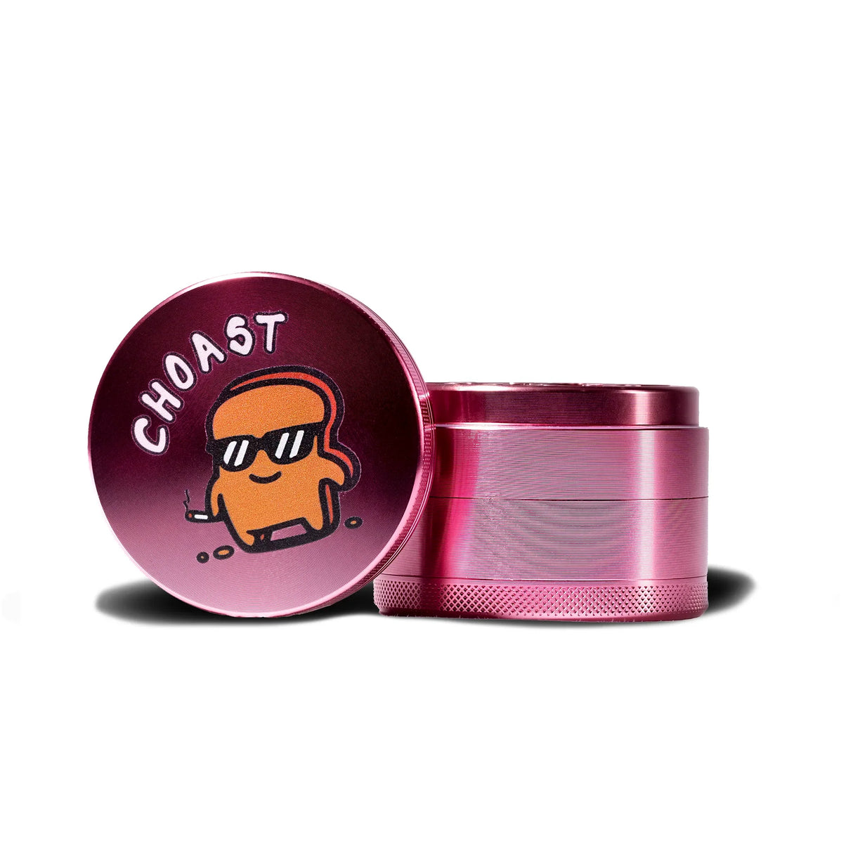 Choast | 4pc Aluminum Grinder 63MM Regular Grinder Choast Pink