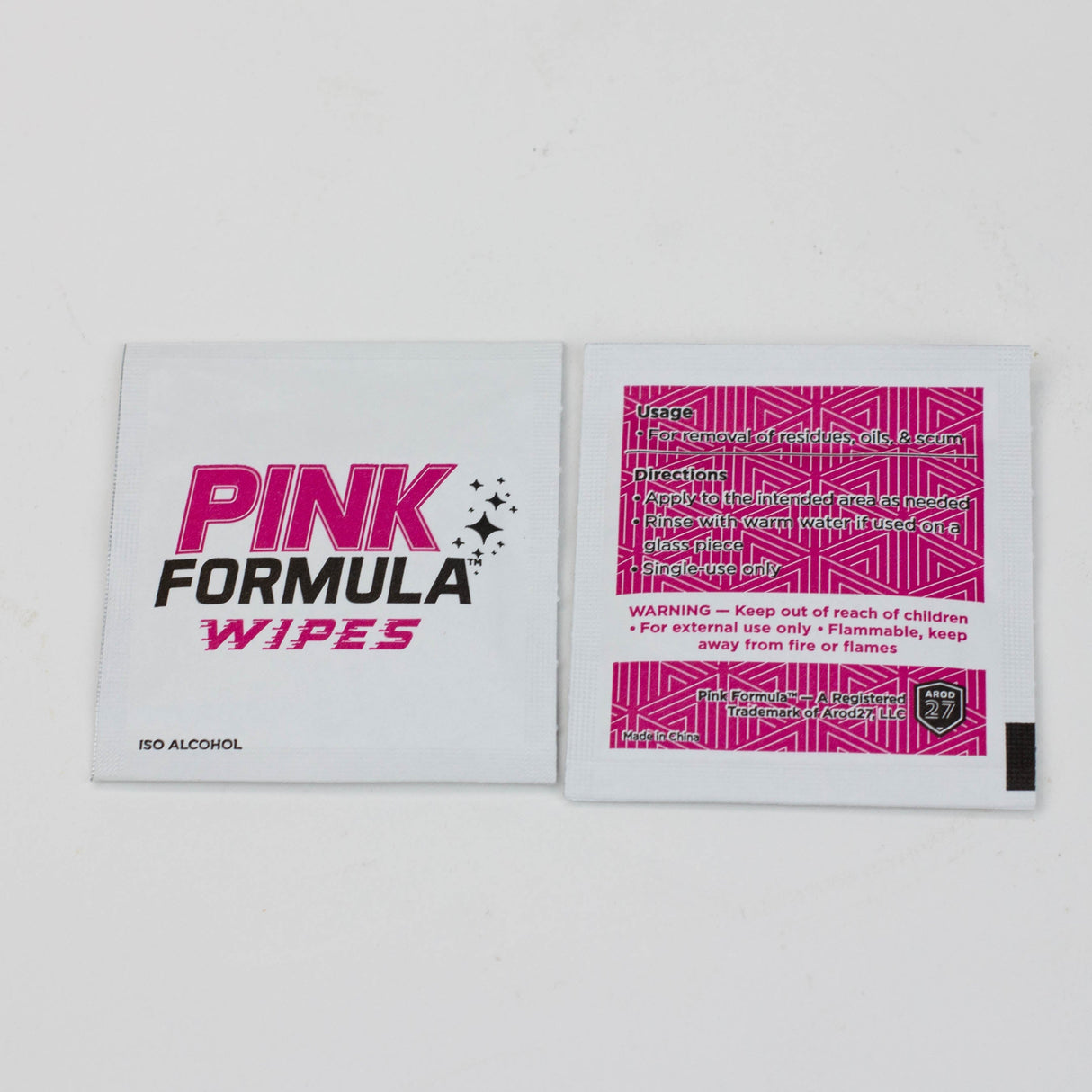 Pink Formula XL ISO Wipes - 100pcs per Box Wipe Pink Formula