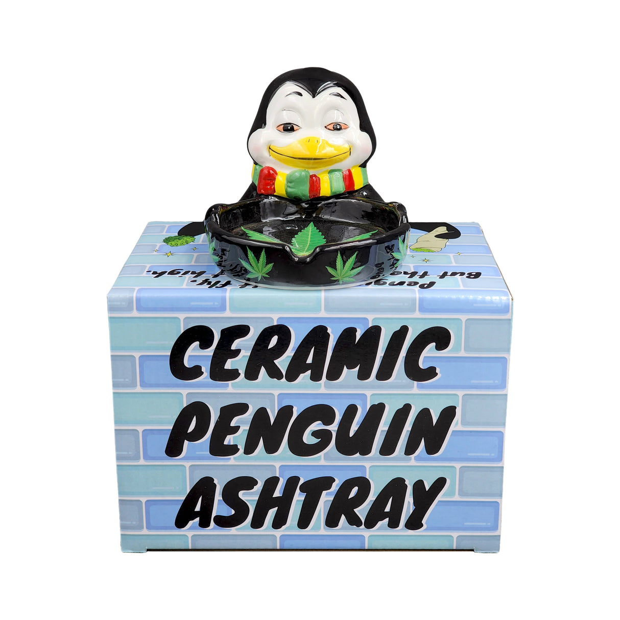 penguin ashtray Ceramic Ashtray Roast and Toast Gifts