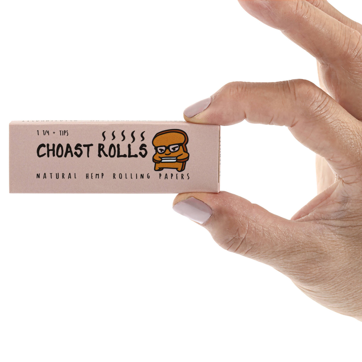 Choast Rolls - 1 1/4 Size - Natural Hemp Papers - 22 Packs Per Carton 1 - 1/4" Size Choast