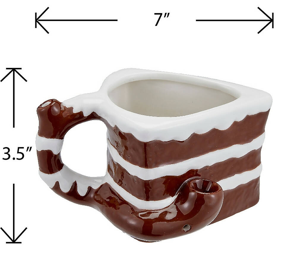 Roast & Toast Cake Mug - Novelty Pipe Mug Pipe Roast and Toast Gifts