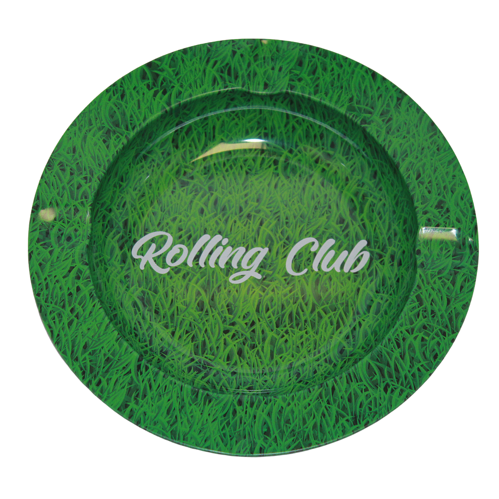 Rolling Club | Metal Ashtray - Small Metal Ashtray Maq Distributors Grass