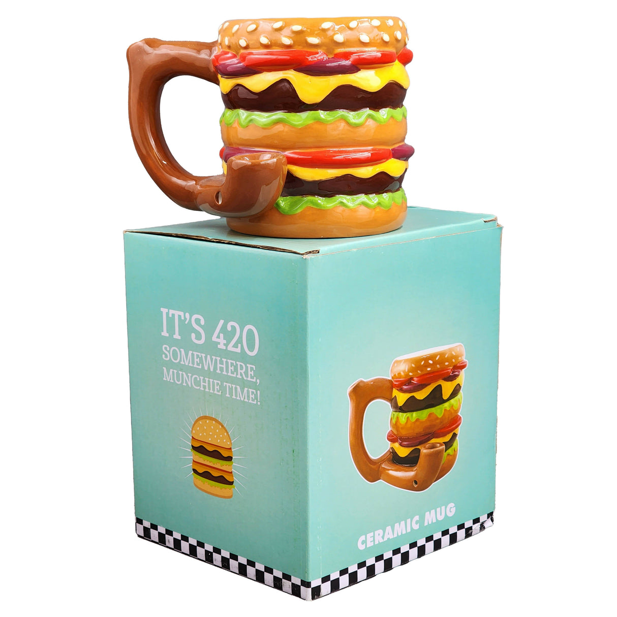 Cheeseburger pipe mug from gifts by Fashioncraft® Mug Pipe Roast and Toast Gifts