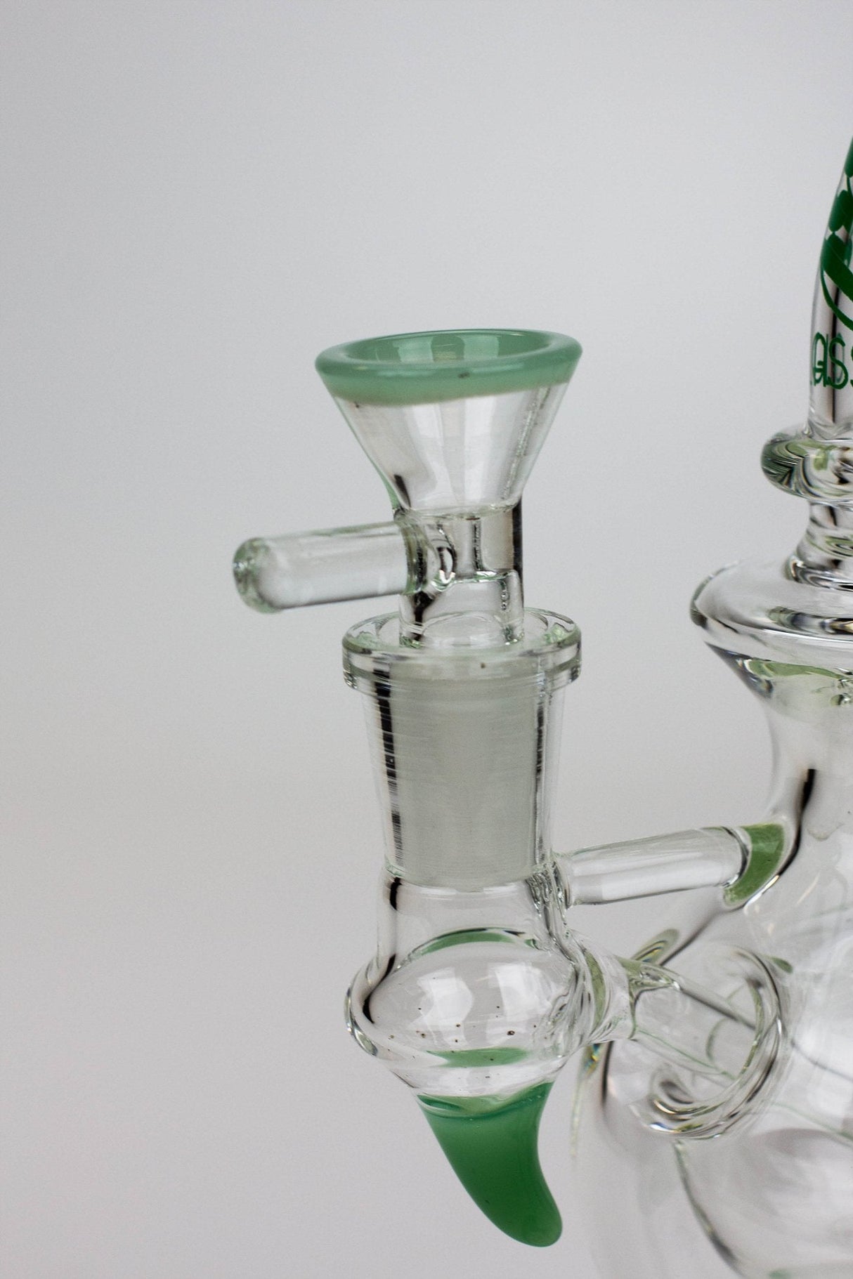 9.5" SOUL Glass 2-in-1 double glass sphere recycler Glass Bong Canadian Distributor