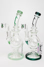 9.5" SOUL Glass 2-in-1 double glass sphere recycler Glass Bong Canadian Distributor