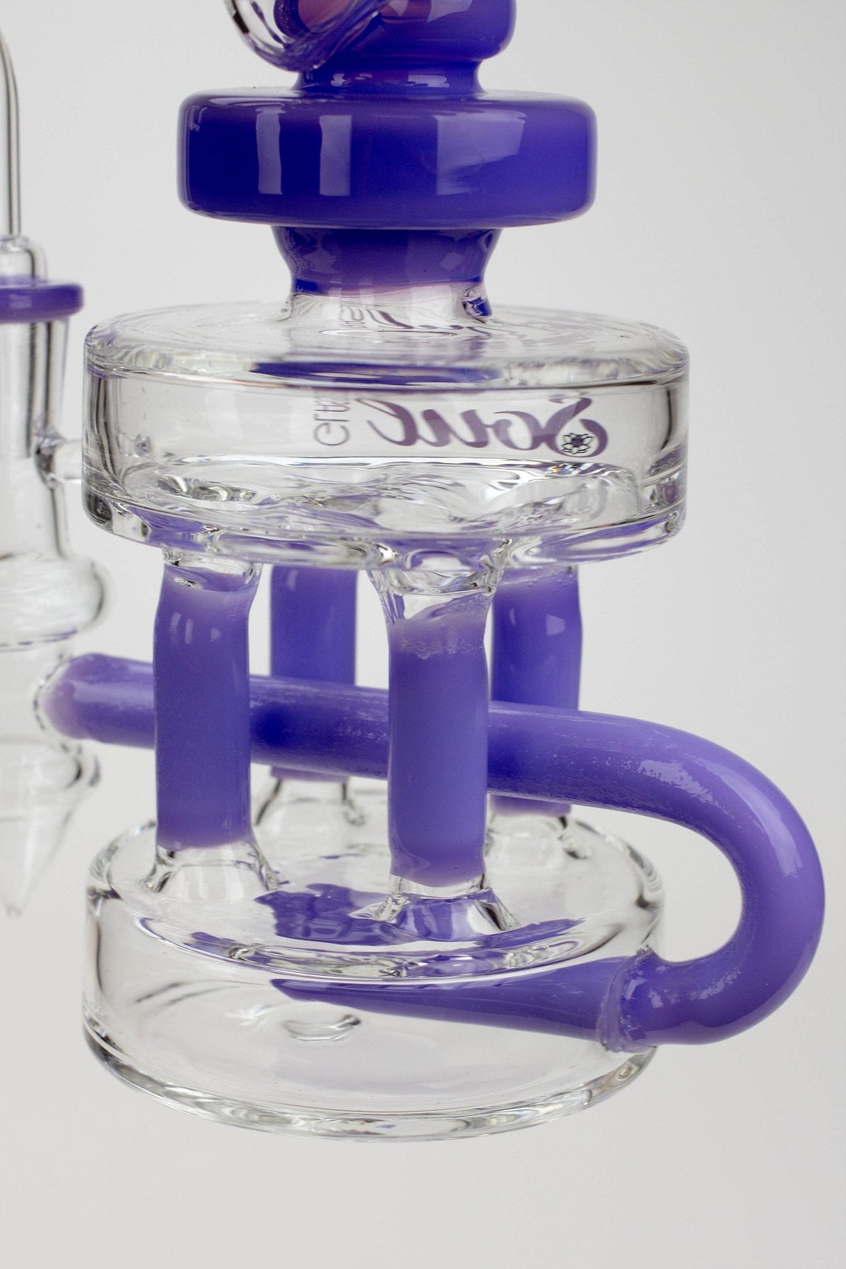 7" SOUL Glass 2-in-1 Double deck recycler bong Glass Bong Canadian Distributor