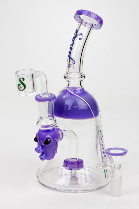 8.5" SOUL Glass 2-in-1 show head diffuser bong Glass Bong Canadian Distributor Purple