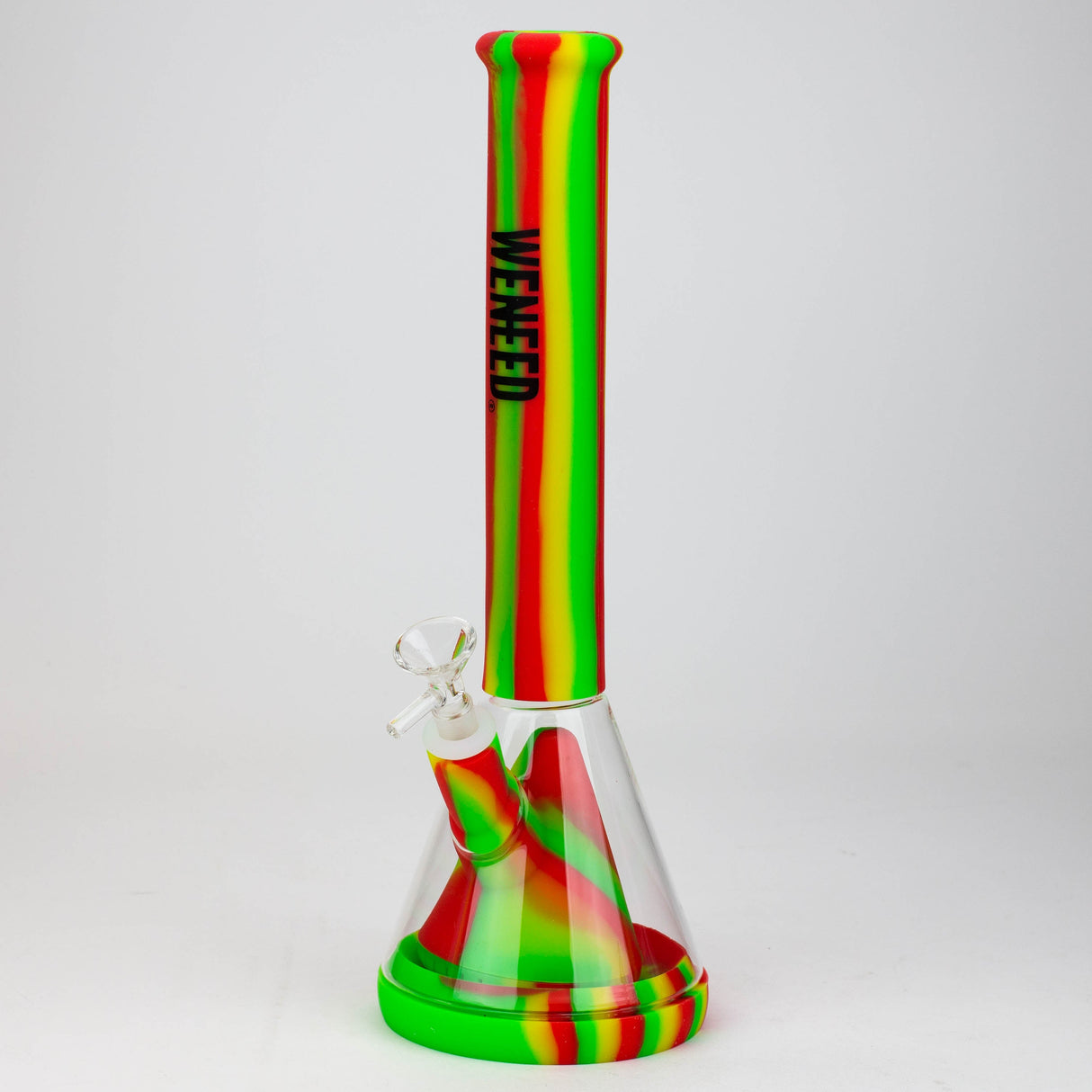 WENEED®-14" Silicone Beaker Water Pipe Resin · Silicone · Plastic Bong WENEED® Rasta