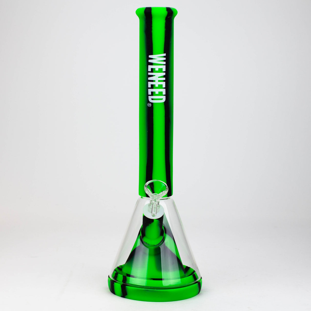 WENEED®-14" Silicone Beaker Water Pipe Resin · Silicone · Plastic Bong WENEED®