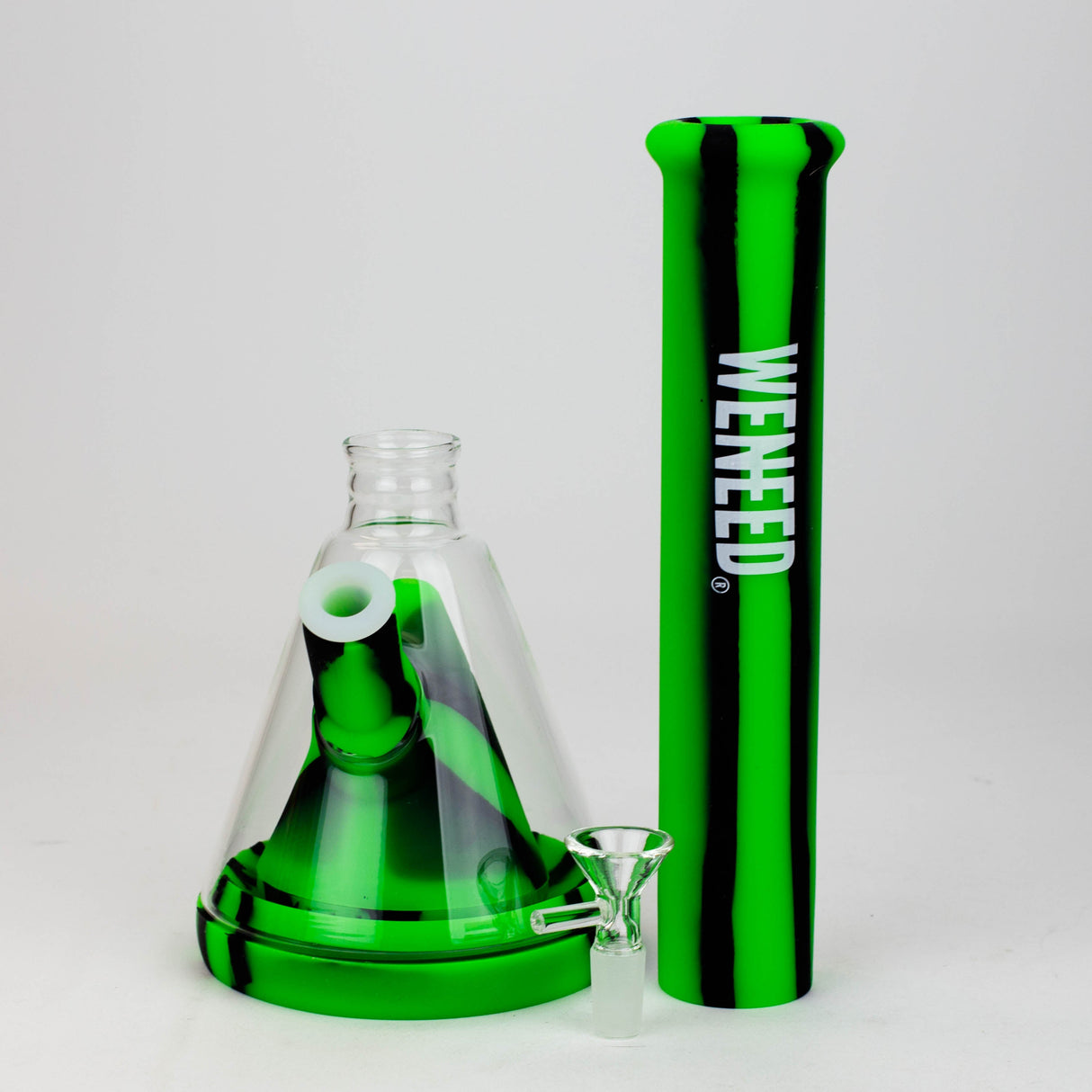 WENEED®-14" Silicone Beaker Water Pipe Resin · Silicone · Plastic Bong WENEED®