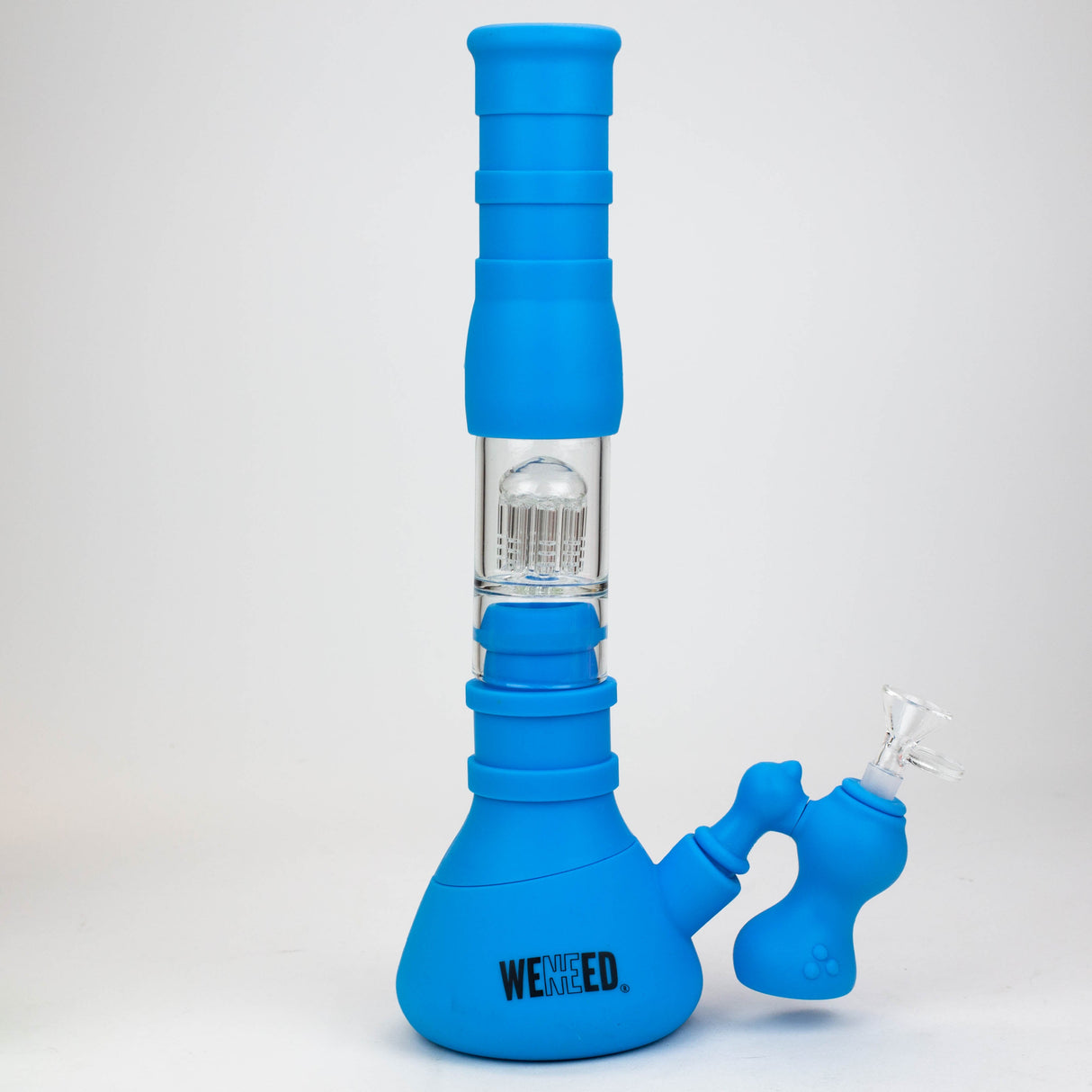 WENEED®-14" Silicone Percolator Water Pipe Resin · Silicone · Plastic Bong WENEED®