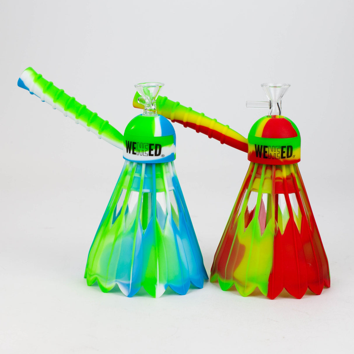 WENEED®- 12" Silicone Badminton Birdie Water Pipe Resin · Silicone · Plastic Bong WENEED®