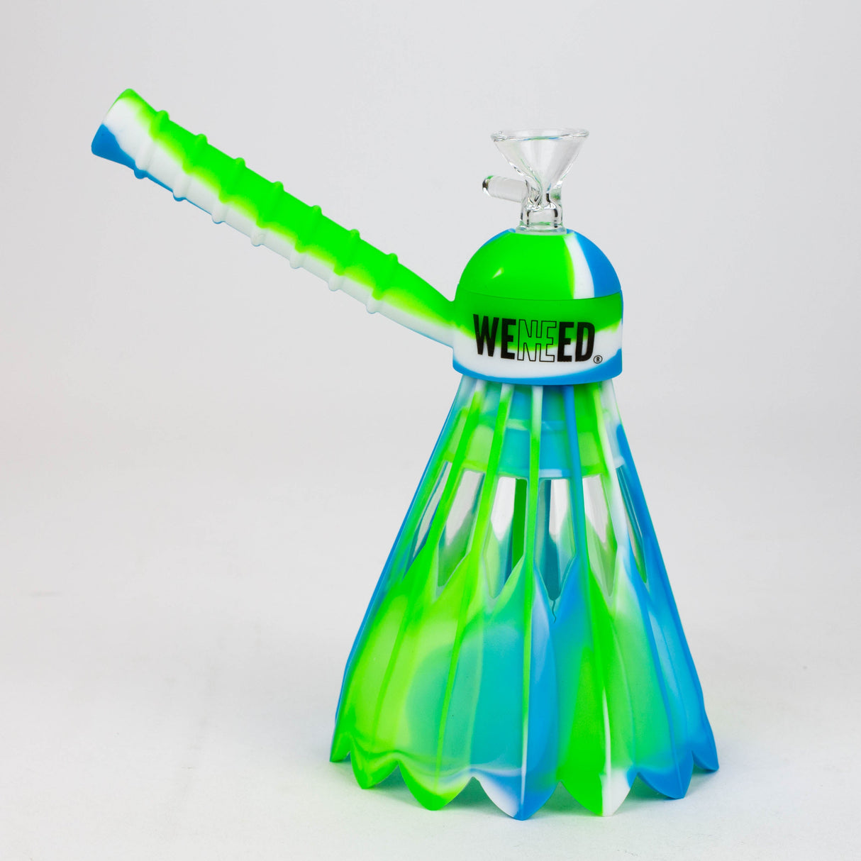 WENEED®- 12" Silicone Badminton Birdie Water Pipe Resin · Silicone · Plastic Bong WENEED®
