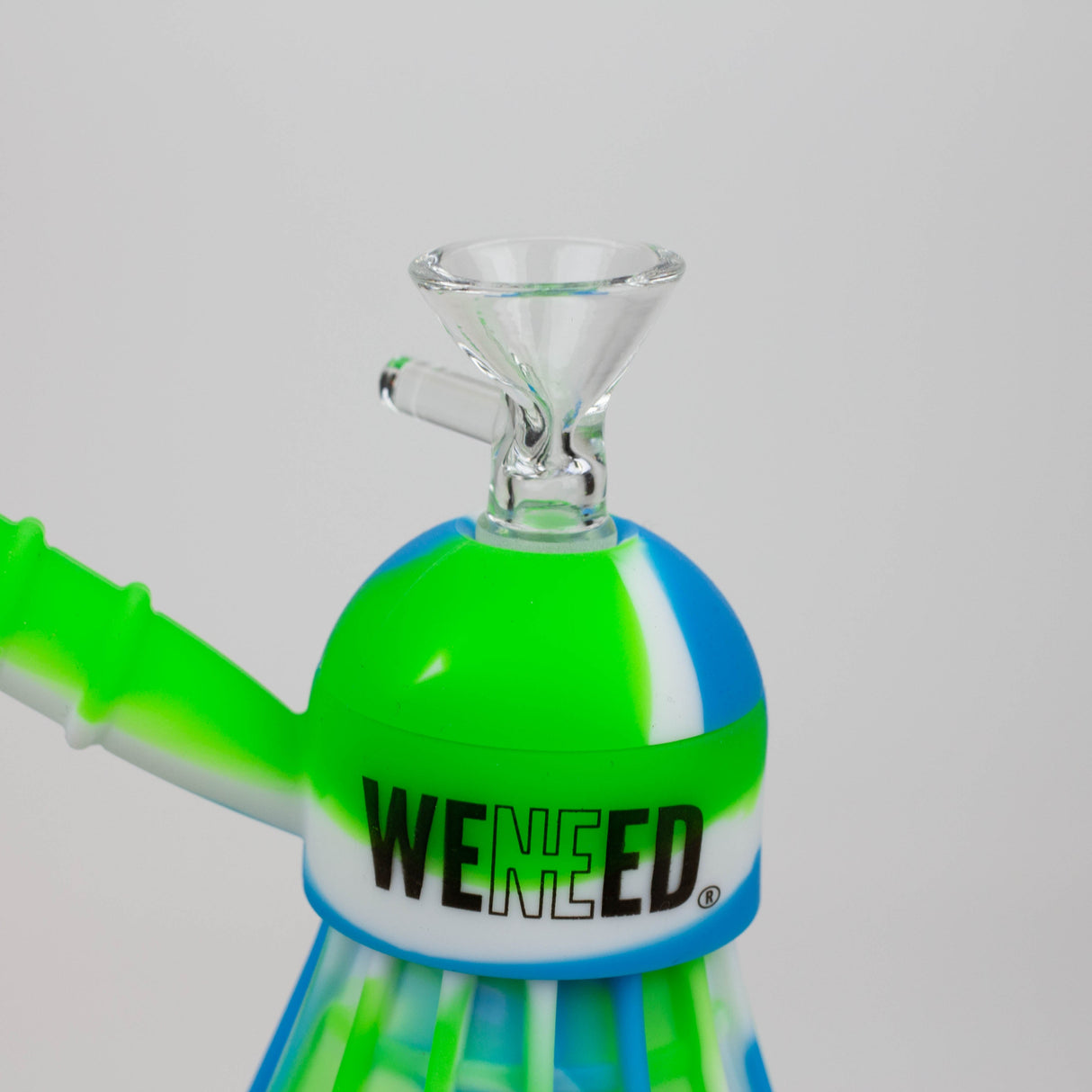 WENEED®- 12" Silicone Badminton Birdie Water Pipe Resin · Silicone · Plastic Bong WENEED®