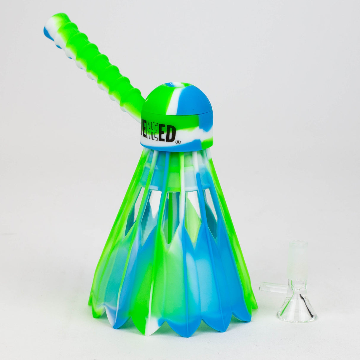 WENEED®- 12" Silicone Badminton Birdie Water Pipe Resin · Silicone · Plastic Bong WENEED®