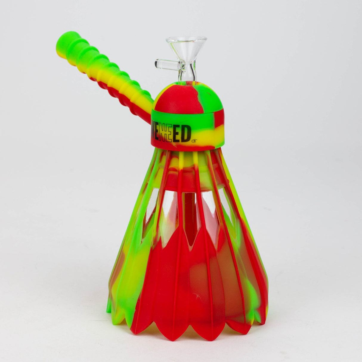 WENEED®- 12" Silicone Badminton Birdie Water Pipe Resin · Silicone · Plastic Bong WENEED® Rasta