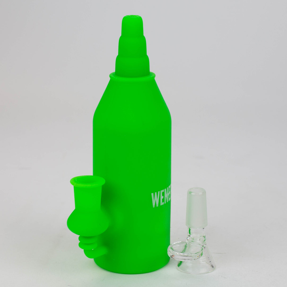 WENEED®- 6.5" Silicone Sriracha Water Pipe Resin · Silicone · Plastic Bong WENEED®