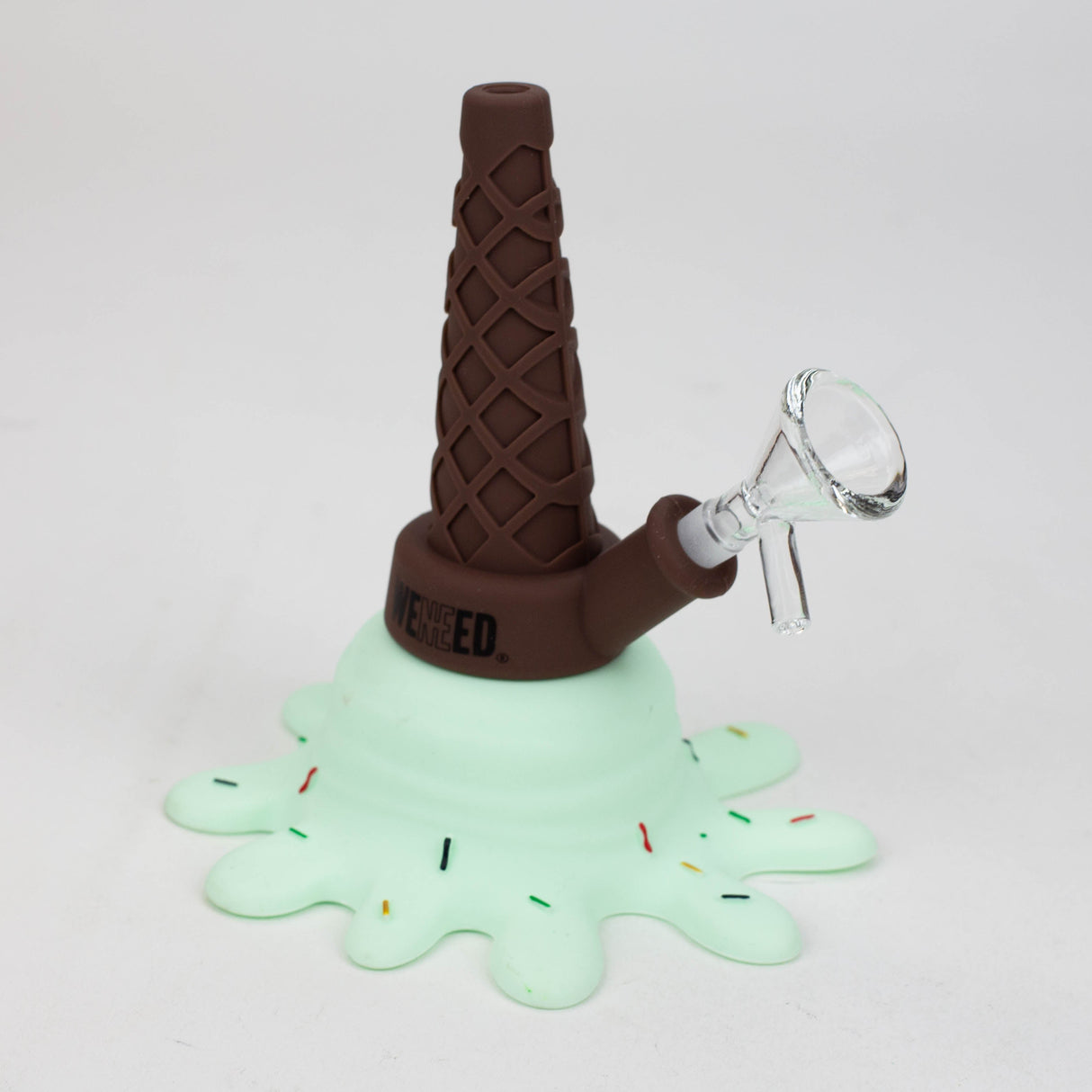 WENEED®- 5.5" Silicone Ice Cream Water Pipe Resin · Silicone · Plastic Bong WENEED® Mint