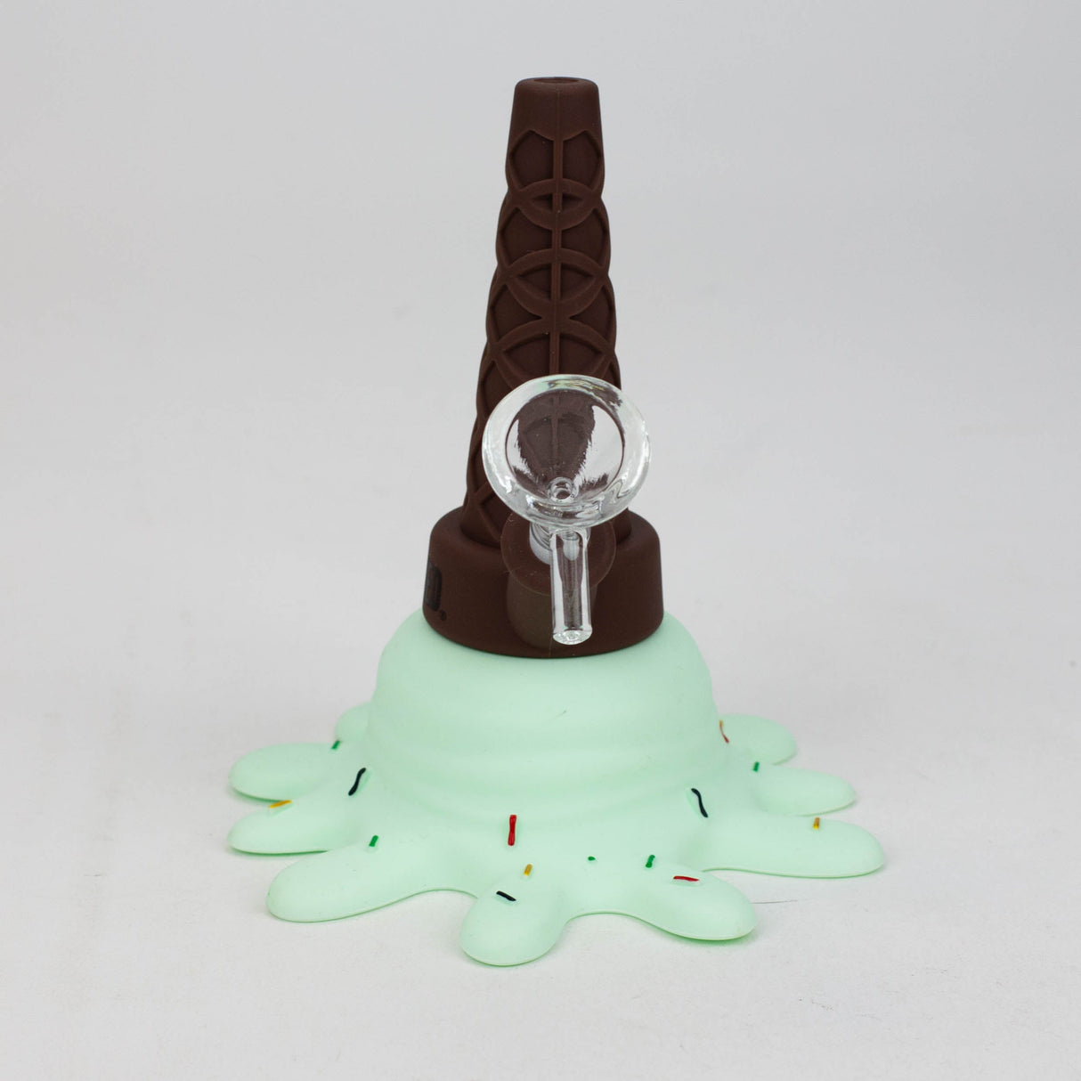 WENEED®- 5.5" Silicone Ice Cream Water Pipe Resin · Silicone · Plastic Bong WENEED®