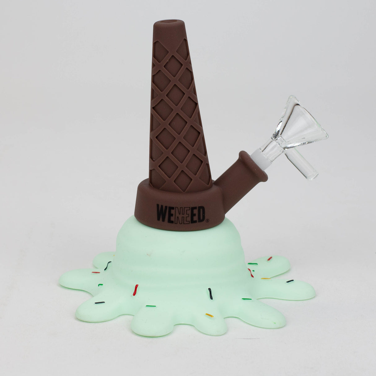 WENEED®- 5.5" Silicone Ice Cream Water Pipe Resin · Silicone · Plastic Bong WENEED®