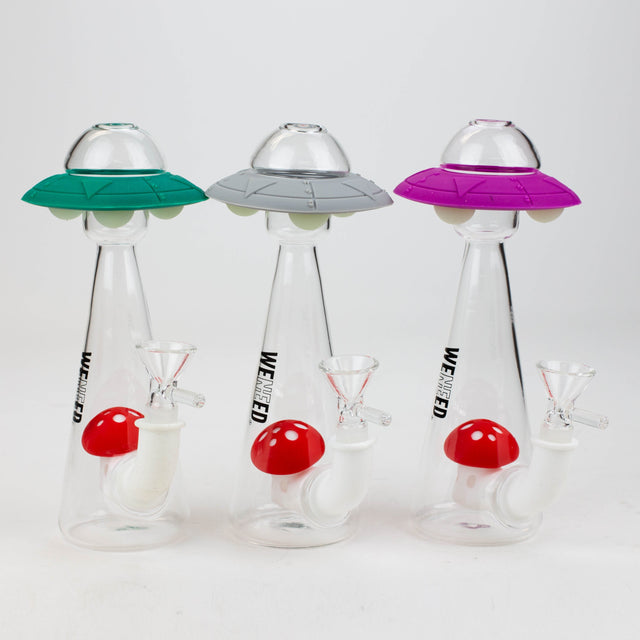 WENEED®- 7.5" Silicone UFO Water Pipe Resin · Silicone · Plastic Bong WENEED®