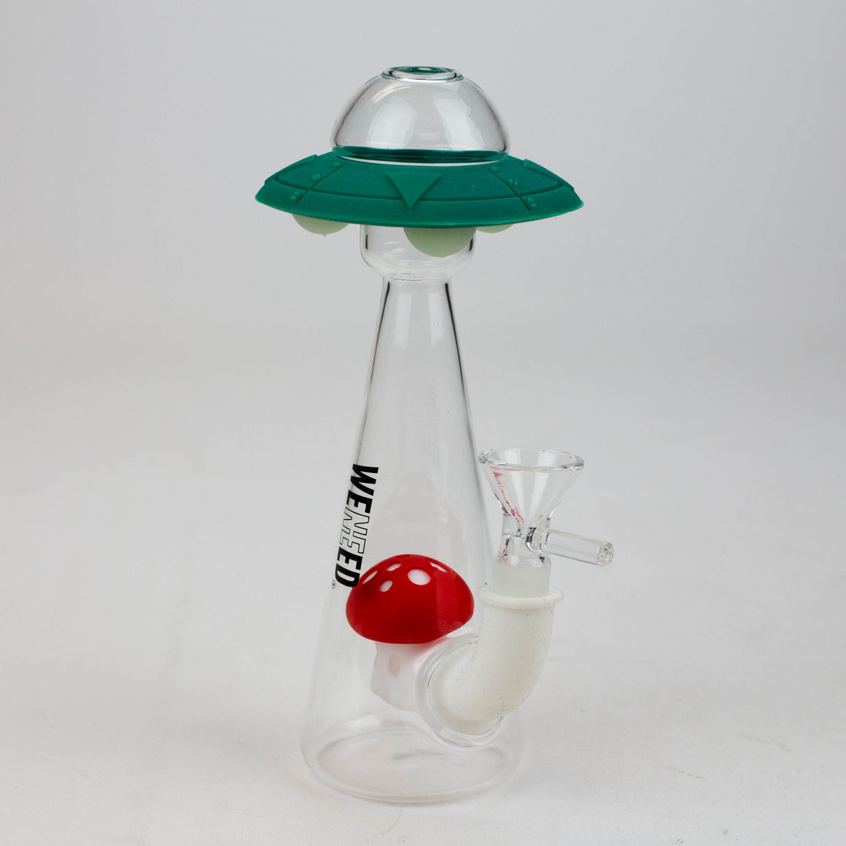 WENEED®- 7.5" Silicone UFO Water Pipe Resin · Silicone · Plastic Bong WENEED® Green