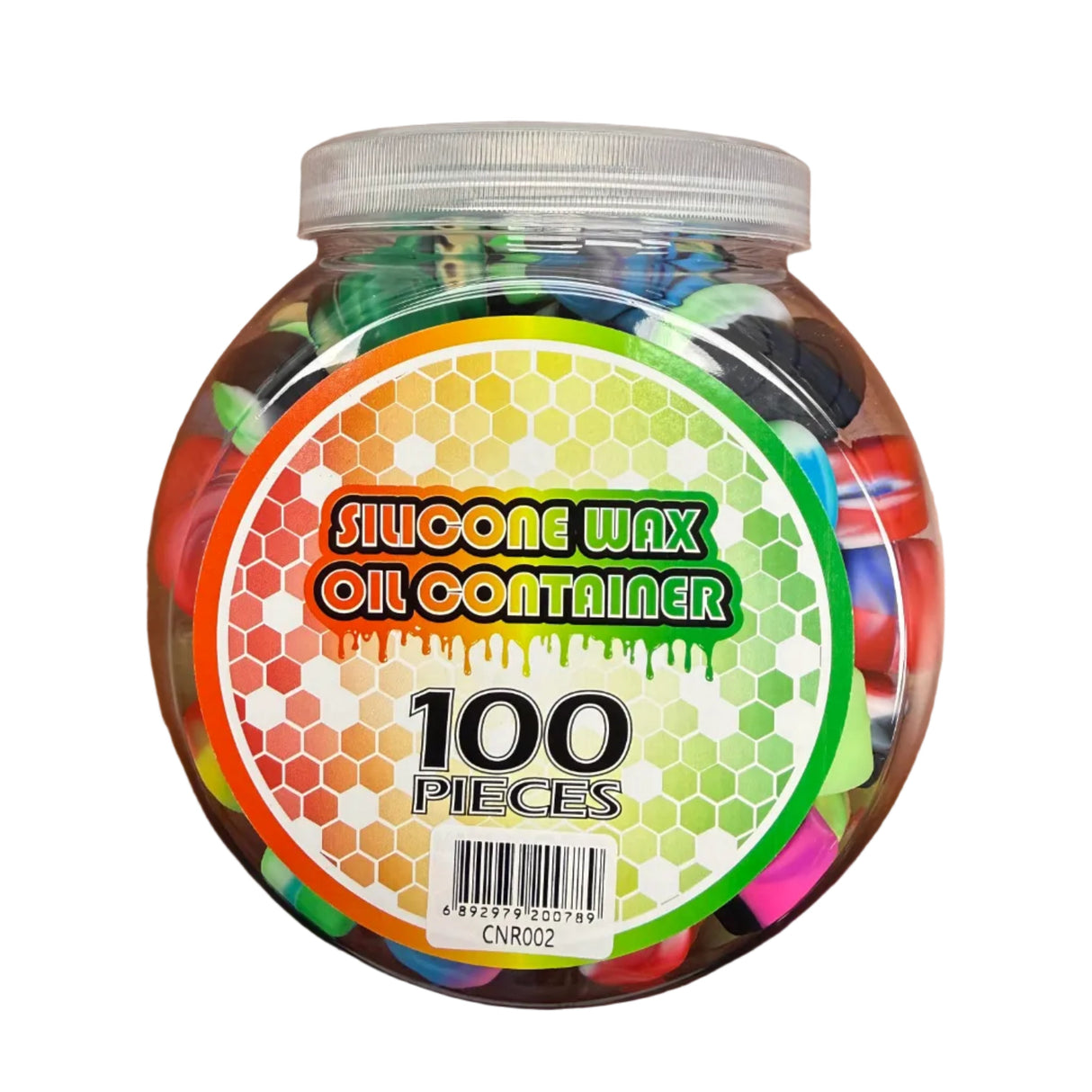 2.5 ML Silicone Wax Container Jar of 100 Jar Super Supplys Inc