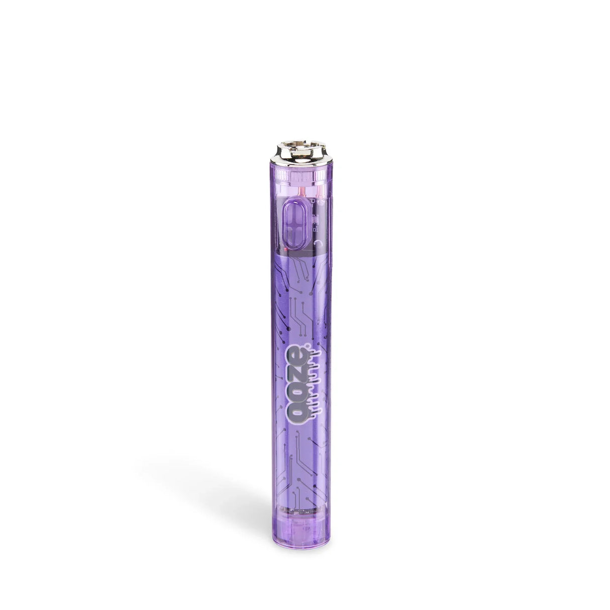 Ooze | Slim Clear Series Transparent 510 Vape Battery 510 Battery Cannatron Ultra Purple