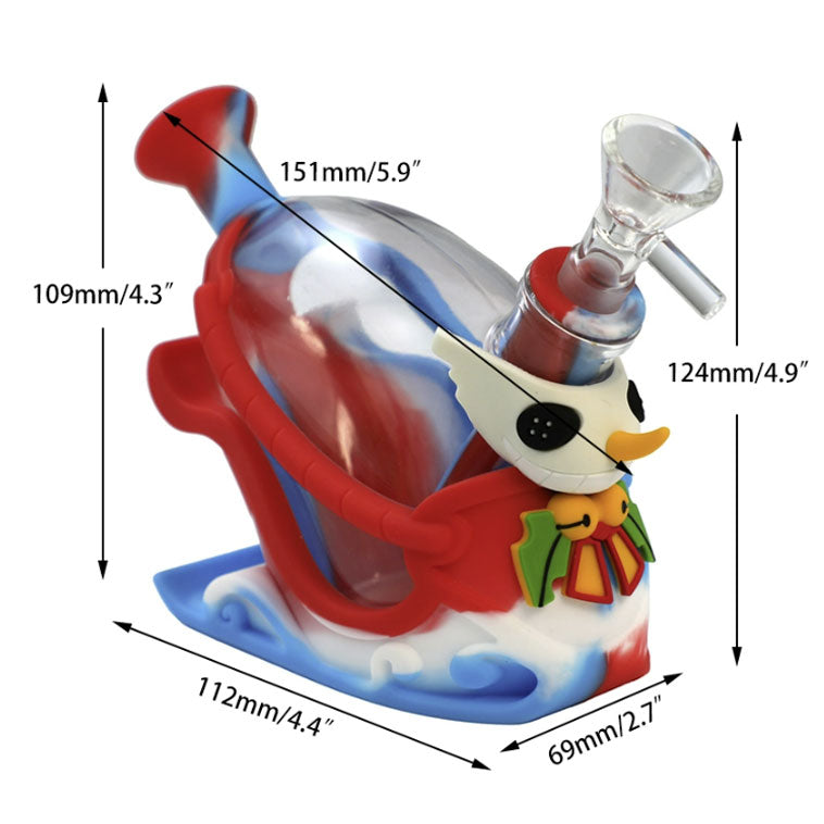 5" Sledge water pipe Resin · Silicone · Plastic Bong JJ Distribution