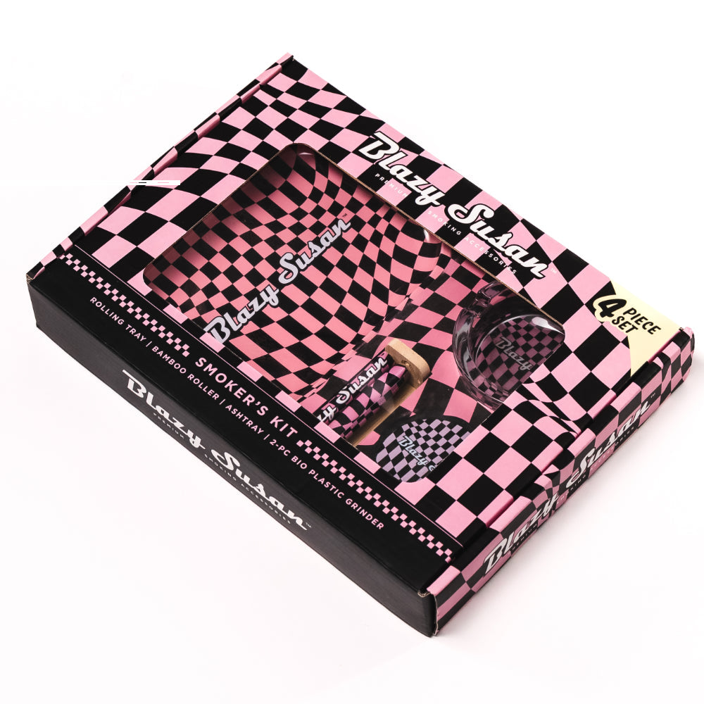 Blazy Susan | Blazy Smoker’s Kit – All-in-One Smoking Essentials Bundle Smoking Cat Distribution Trippy Checker