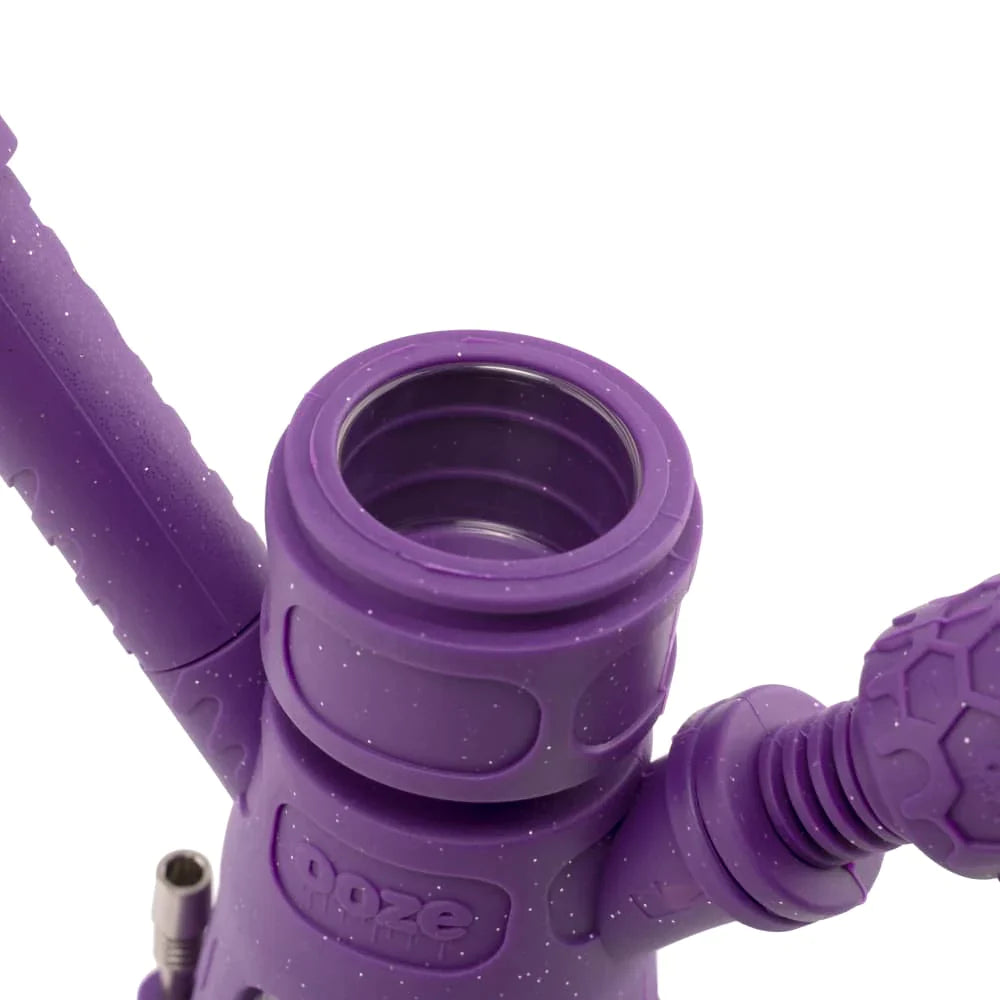 Ooze | Hyborg Silicone Glass 4-In-1 Hybrid Water Pipe And Dab Straw Resin · Silicone Rig Cannatron