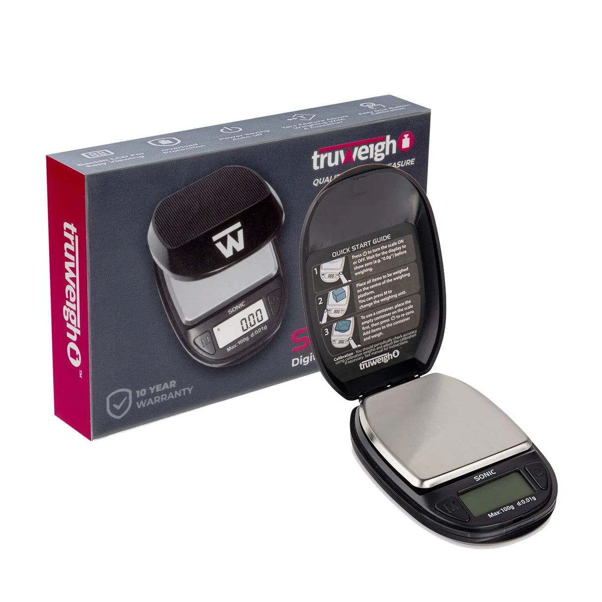 Truweigh | Sonic Scale - 100g x 0.01g Scale Cannatron