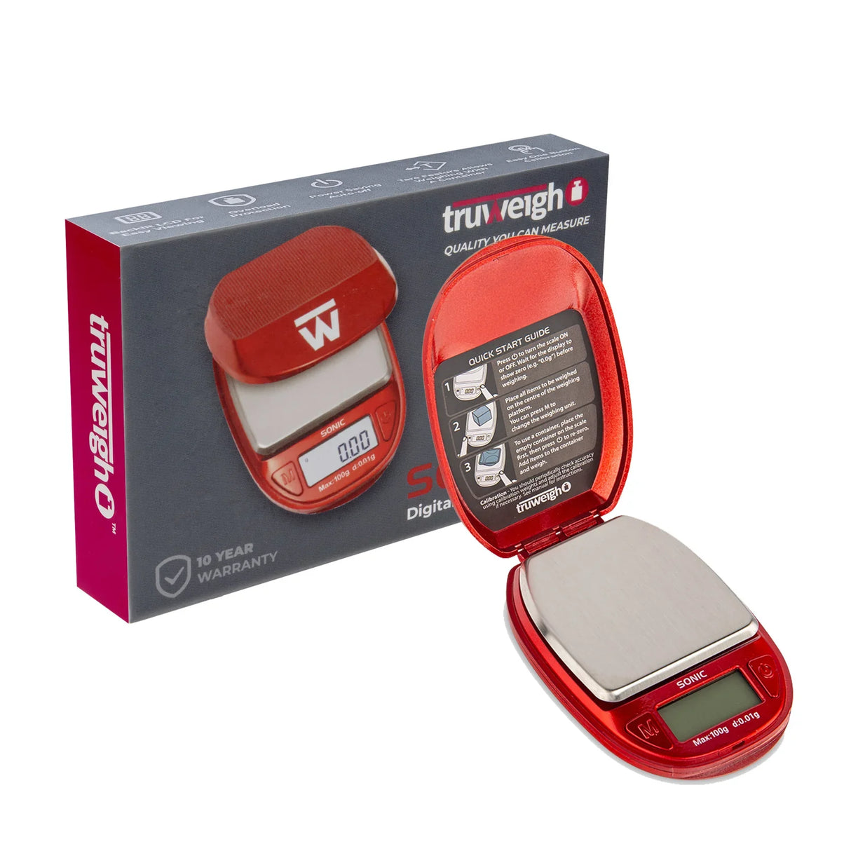 Truweigh | Sonic Scale - 100g x 0.01g Scale Cannatron