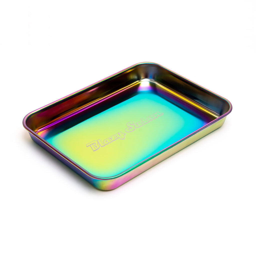 Blazy Susan | Stainless steel tolling tray Tray Smoking Cat Distribution Rainbow