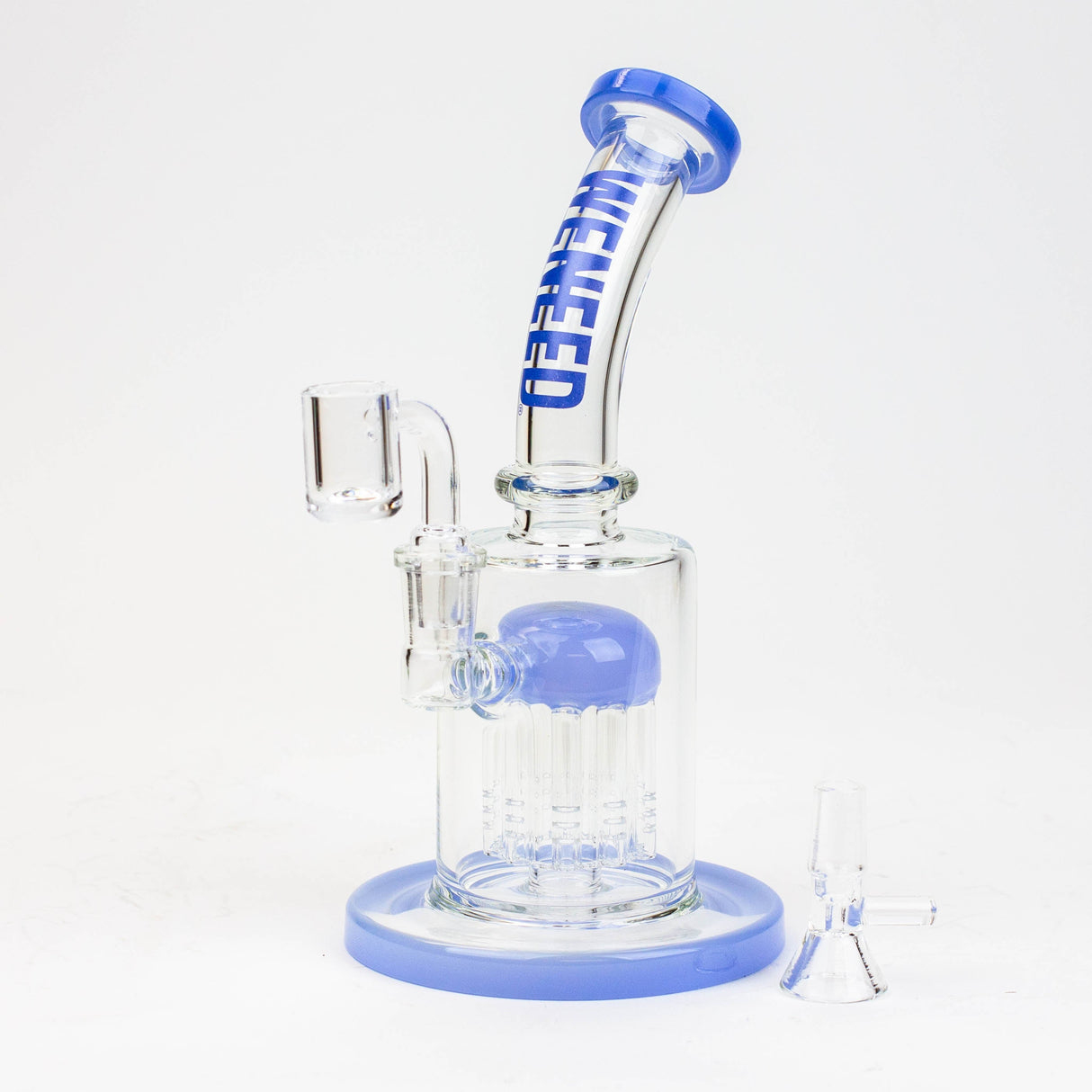 WENEED®-10" WENEED 2-in-1 Tree Perc Water Pipe Glass Rig WENEED® Jade Blue